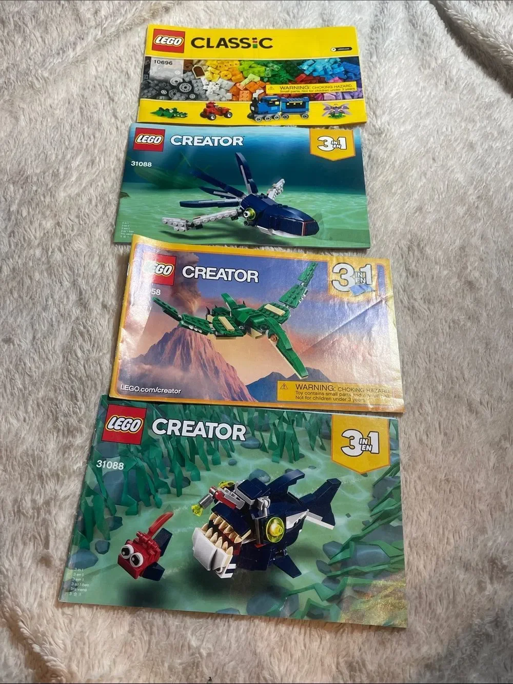 Lego Creator Instruction Booklets –